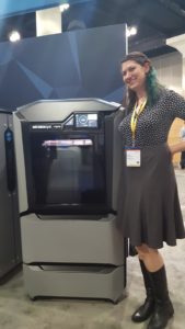 I visited with the F370 at Stratasys' booth
