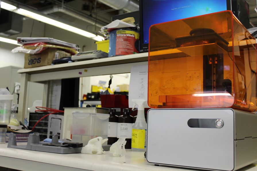 A Formlabs desktop SLA machine can be used to make patient specific models.