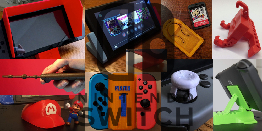 Ten 3D Printable Things: Mods and Accessories for the Nintendo Switch 