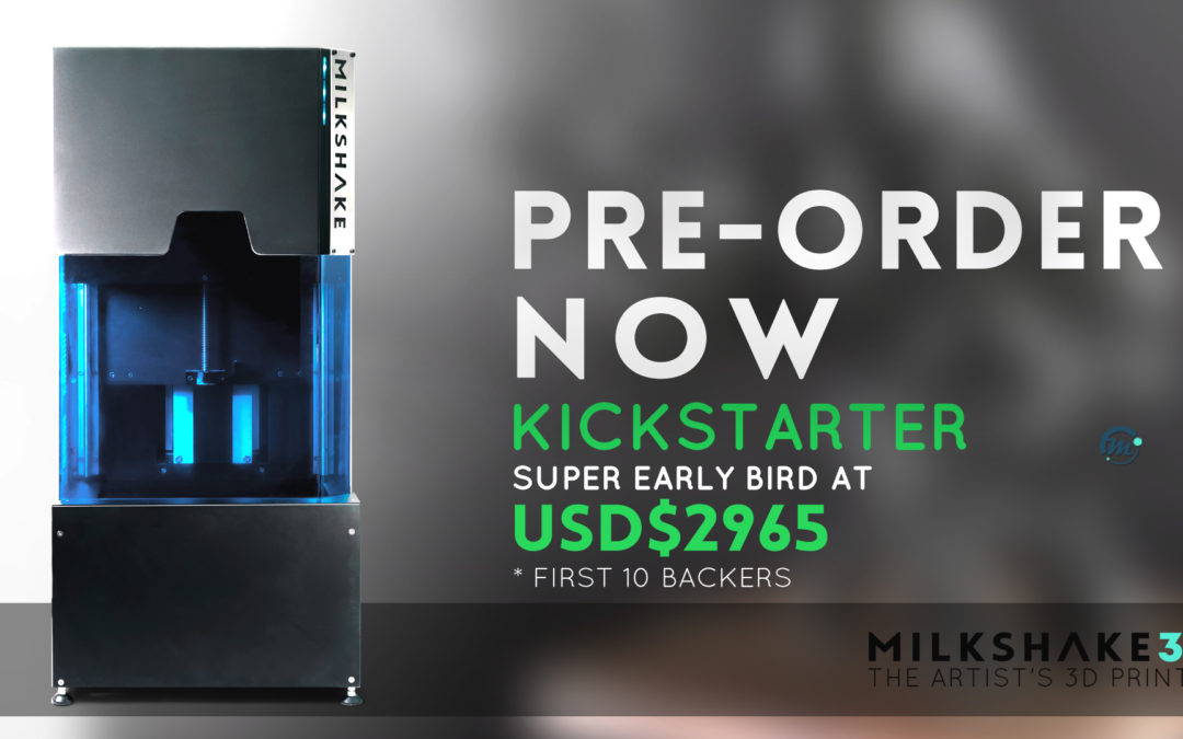 Milkshake3D: The 'Artist's 3D Printer' Surpasses Kickstarter Funding Goal in a Matter of Days, Continues to Grow