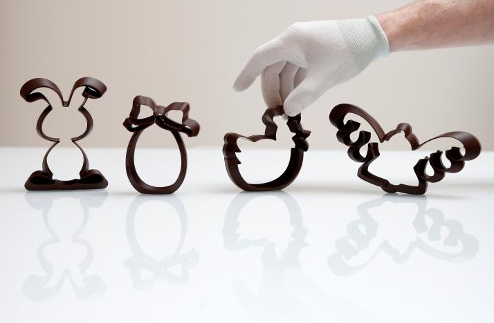 Smart Gastronomy Lab Spinoff 3D Prints Chocolate Easter Shapes and Beer Bottles