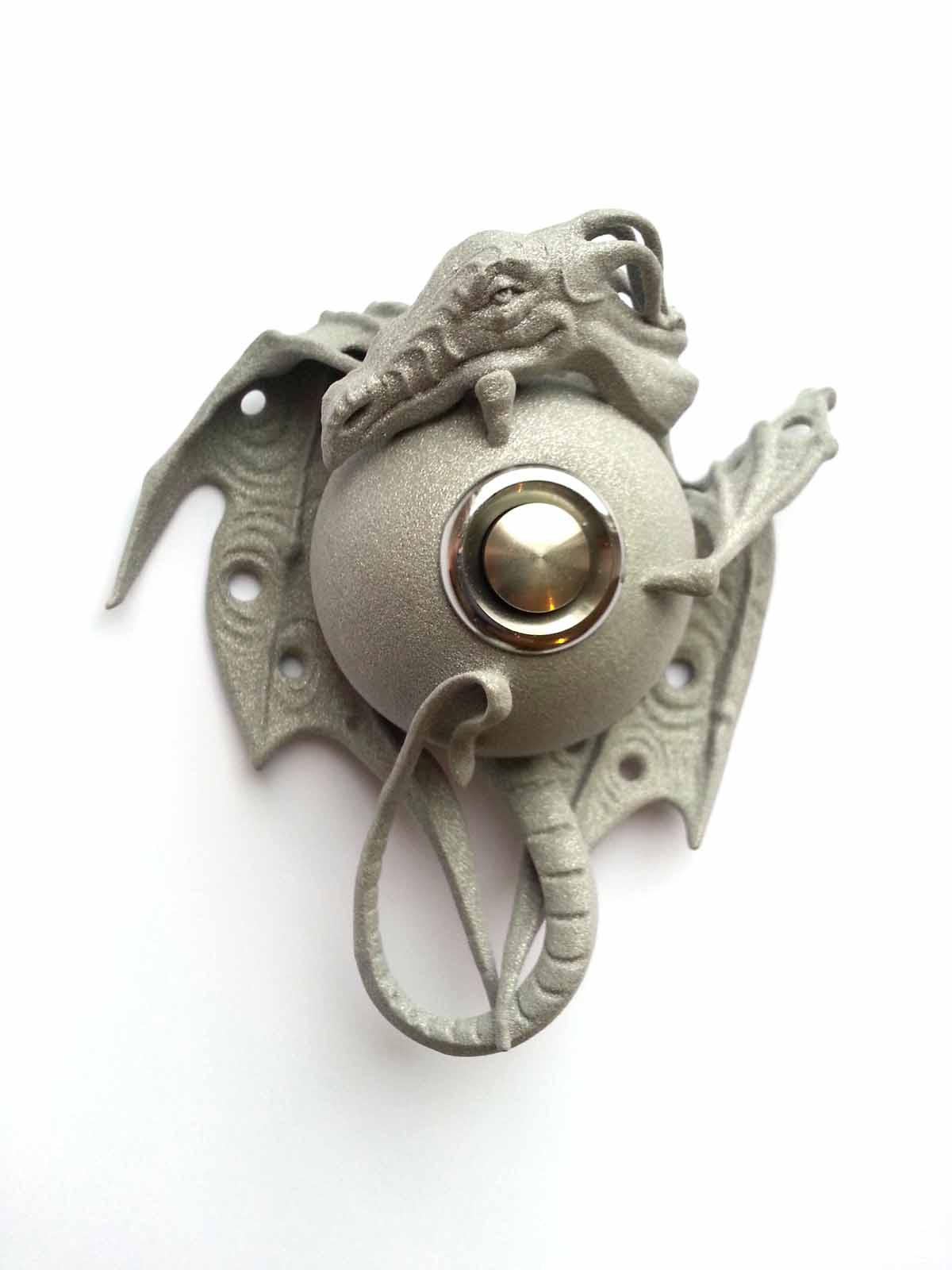 Guardian at Your Gate 3D Printed Dragon Lets Visitors Ring Your