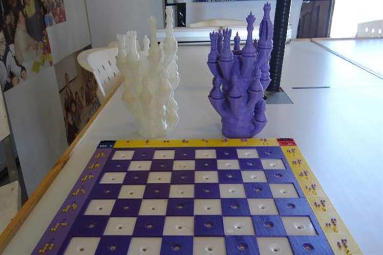 Students develop chess set for the visually impaired