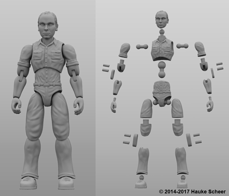 Frankenstein 1/24 1/18 Scale 3D Print Figure Model Kit – Unpainted Resin, Unassembled GK