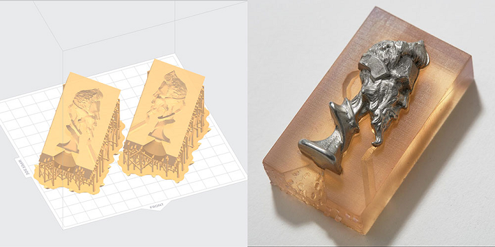 Formlabs Explains How to Use 3D Printed Pewter Casting Molds to Make ...
