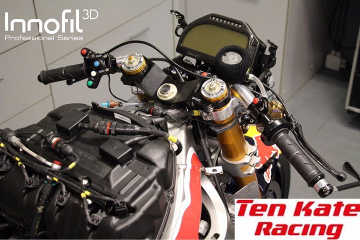 Innofil3D Partners with Ten Kate Racing and Polyscope to Release New ABS Material for 3D Printed Superbike Racing Components