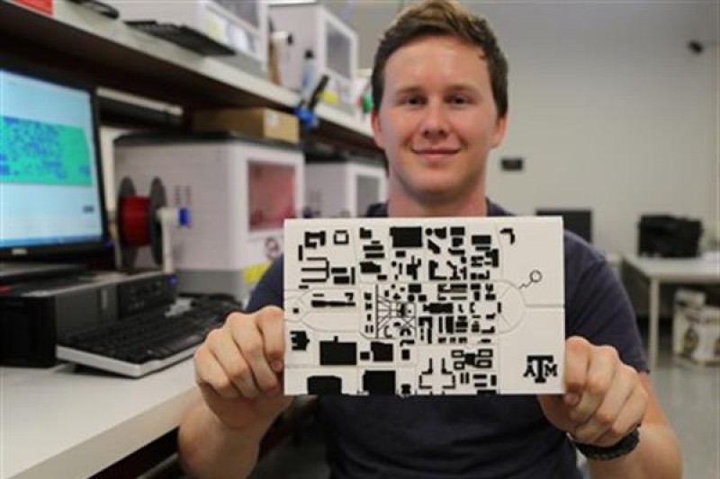 3D Printed Maps Help Visually Impaired Texas A&M Students Get Around Campus