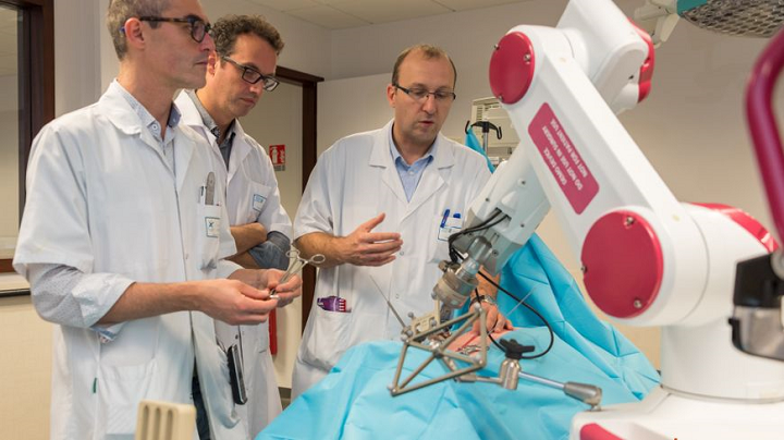 First Robotic Spinal Surgery in France Helps Little Boy with Severe Scoliosis Sit Up Straight