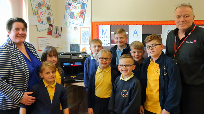 Encouraging STEM Learning: Laser Lines Gifts MakerBot 3D Printer to UK Primary School