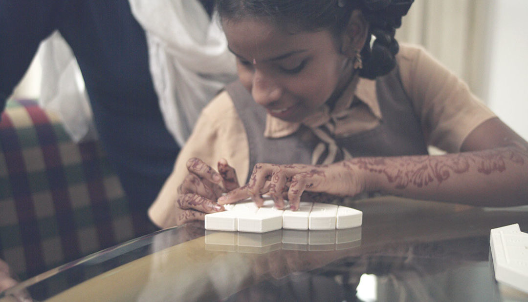 3D Printed Braille Puzzle Helps the Visually Impaired to Learn Words