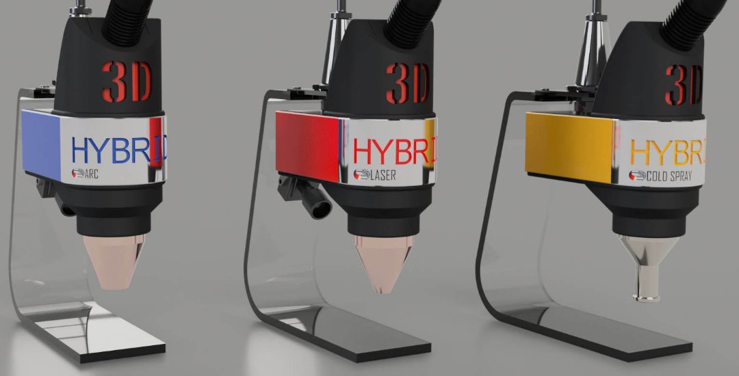 3D-Hybrid Introduces New Tools to Give CNC Machines Advanced 3D Printing Capabilities