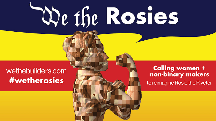 Female and Non-Binary Makers Unite to 3D Print Pieces of Crowdsourced Rosie the Riveter Sculpture