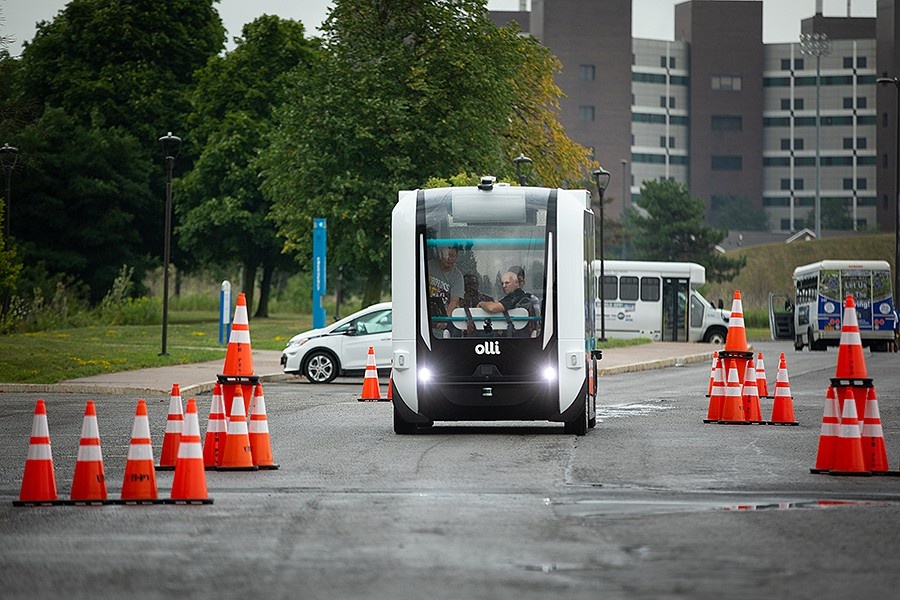 Printed Autonomous Olli Shuttle Makes Debut at University at Buffalo - 3DPrint.com | The Voice of 3D Printing / Additive Manufacturing