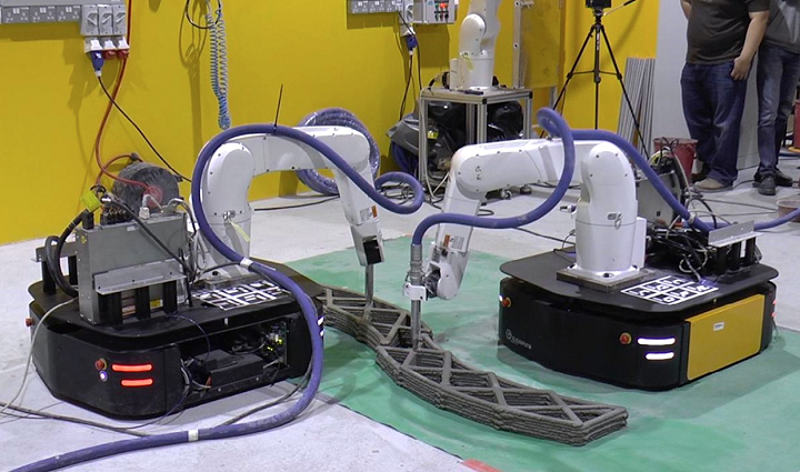 Imprimante 3D à Singapour - NTU Construction Robots