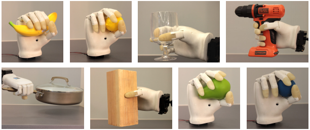 KIT 3D Printed Prosthetic Hand can Autonomously Grasp Objects of Different Shapes