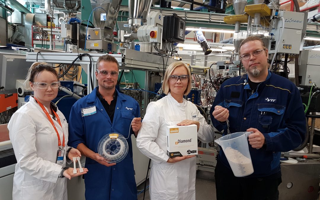 Nanodiamond-Enhanced 3D Printer Filament Now on the Market