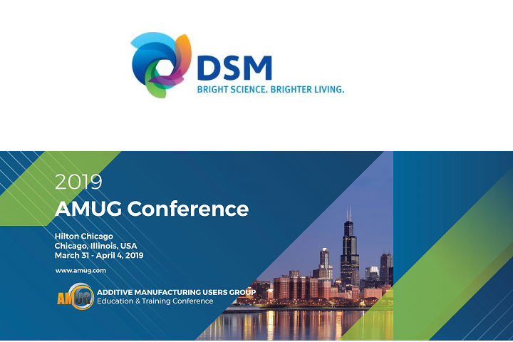 AMUG 2019: DSM to Announce New Powder 3D Printing Material, Discuss Partnerships, and Give Presentations