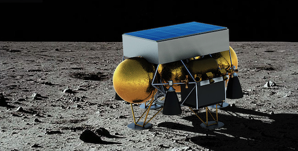 The XL-1 Lunar Lander, part of a range of space technology developed by Masten Space and its partners.