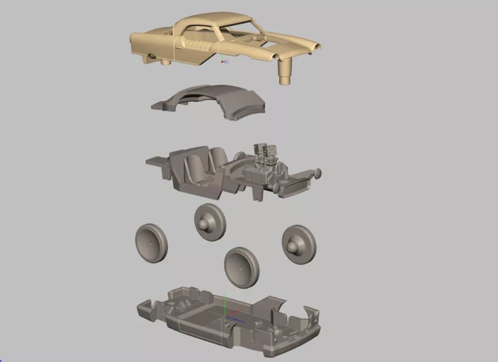 kompensere Cirkus galdeblæren Hot Wheels Uses 3D Printing to Miniaturize Real-Life Custom Cars - 3DPrint.com  | The Voice of 3D Printing / Additive Manufacturing