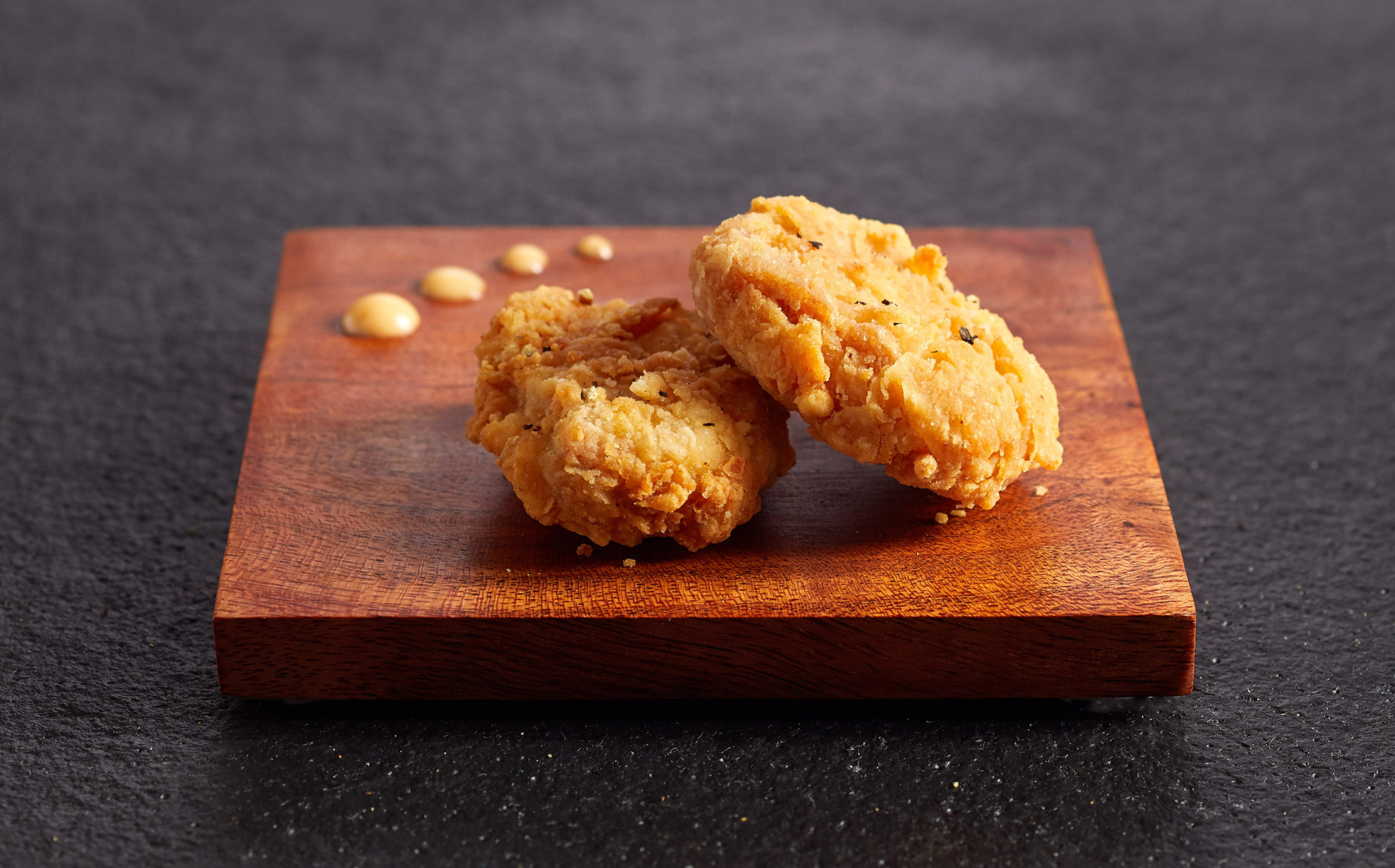 Cultured chicken bites by Eat Just's GOOD Meat brand.