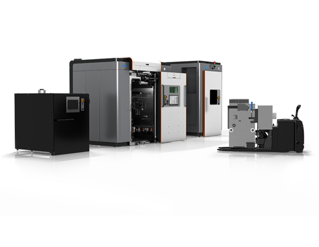 L'imprimante 3D métal DMP Factory 500 de 3D Systems. 