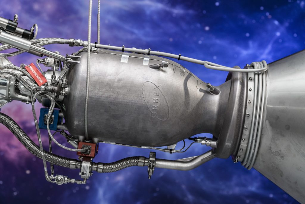 3D printed rocket engine made using an SLM 800