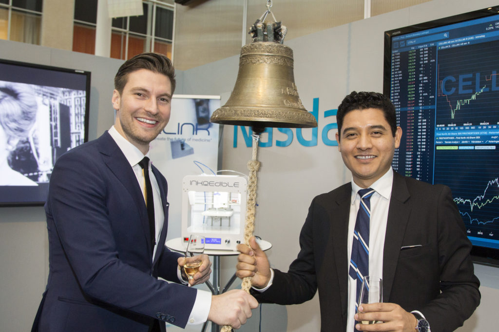 BICO Co-founders CEO Erik Gatenholm (left) and CTO Hector Martinez (right)