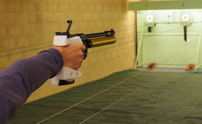 3D Printed Pistol Grips Comfort for French Shooting Champions - 3DPrint.com | The Voice of 3D Printing / Manufacturing