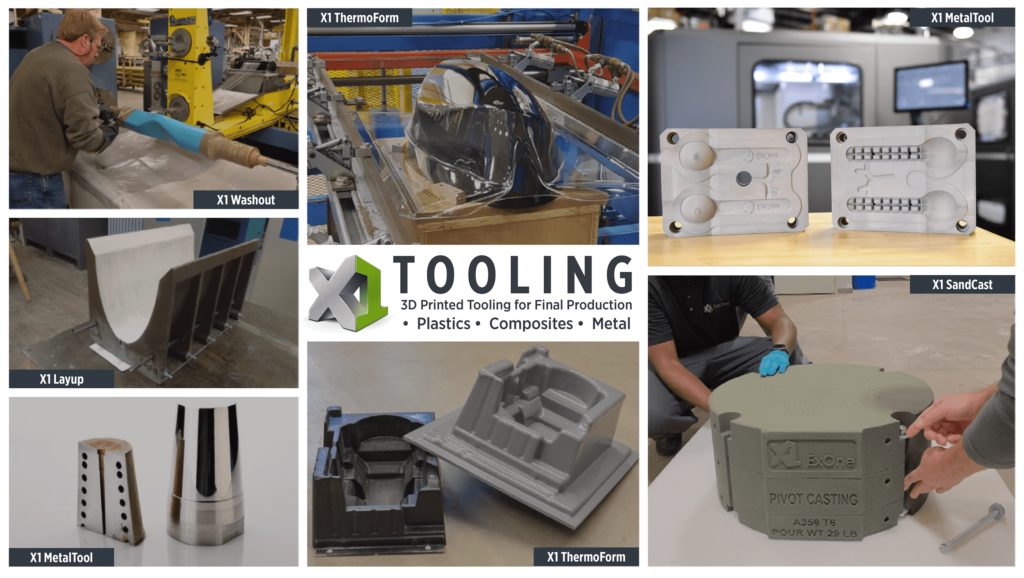 ExOne's new X1 Tooling portfolio was created in direct response to increasing demand from manufacturers who are seeking fast and local tooling options because of supply chain disruptions due to the ongoing COVID pandemic. (Graphic: Business Wire)