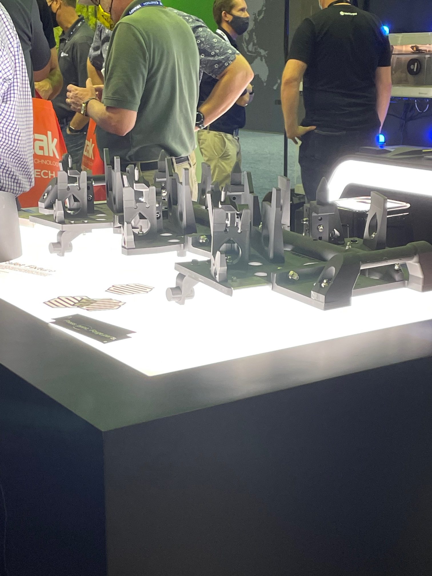 Markforged booth at the RAPID + TCT 2021 in Chicago.