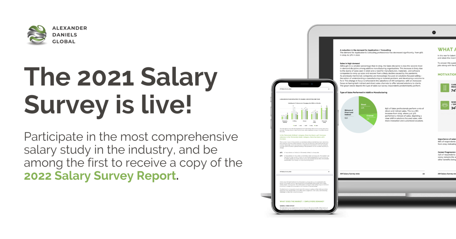 The 2021 Additive Manufacturing Salary Survey Is Live 3DPrint 