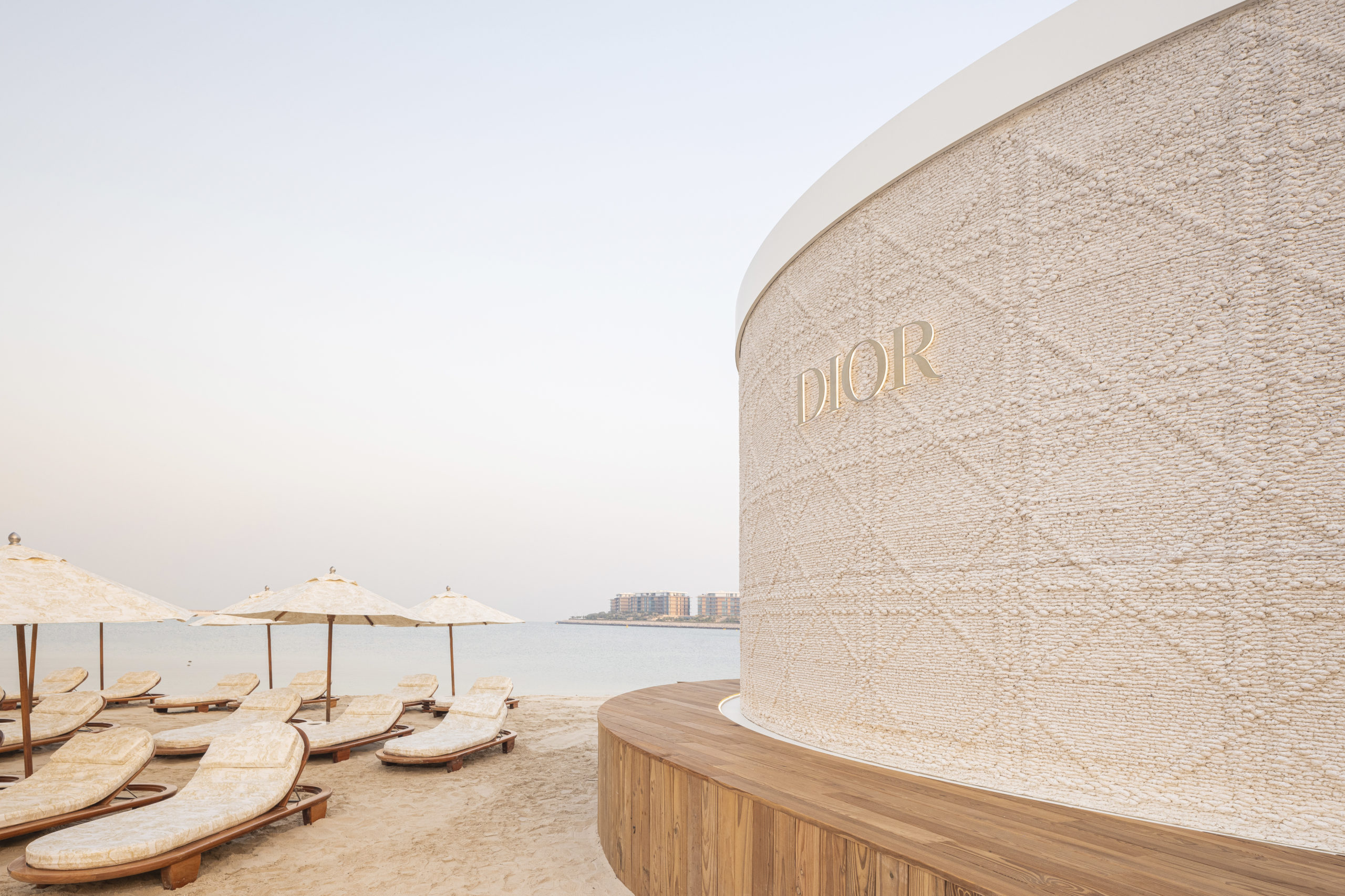 3D printed Dior concept store in Dubai.