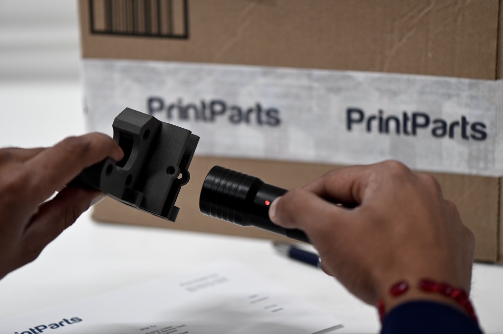 Scanning the SmartParts 3D printed parts