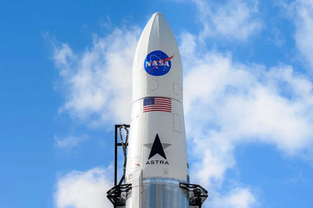Astra Space's upcoming launch vehicle.