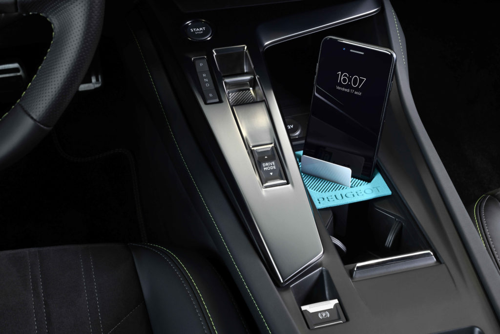Peugeot's 3D printed phone or card holder.