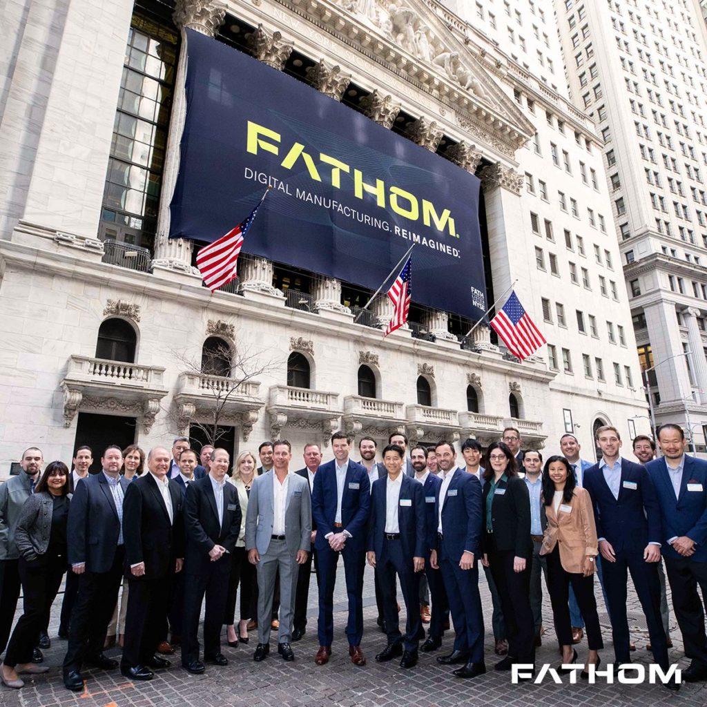 Fathom team rang the opening bell of the NYSE