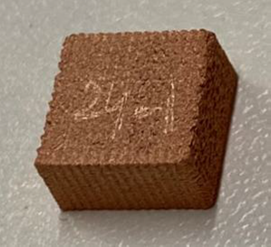 A bound metal filament copper print by the KU Leuven
