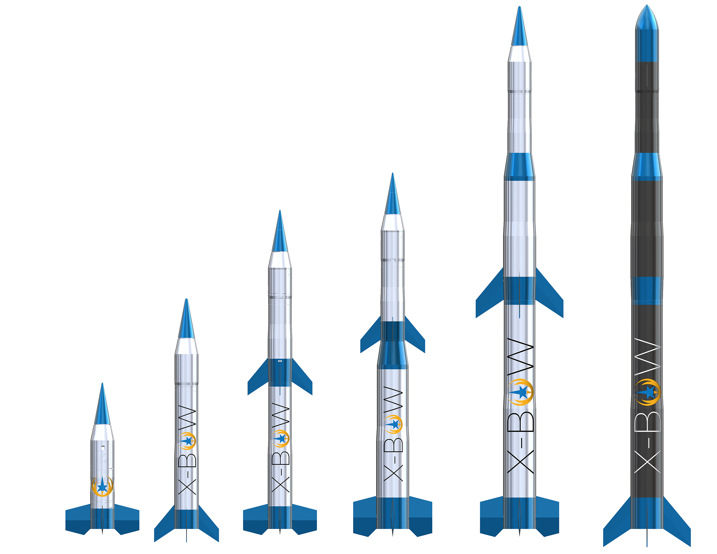 X-Bow rocket models