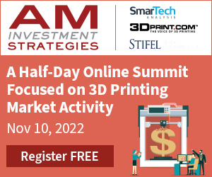 A Half-Day Online Summit Focused on 3D Printing Market Activity