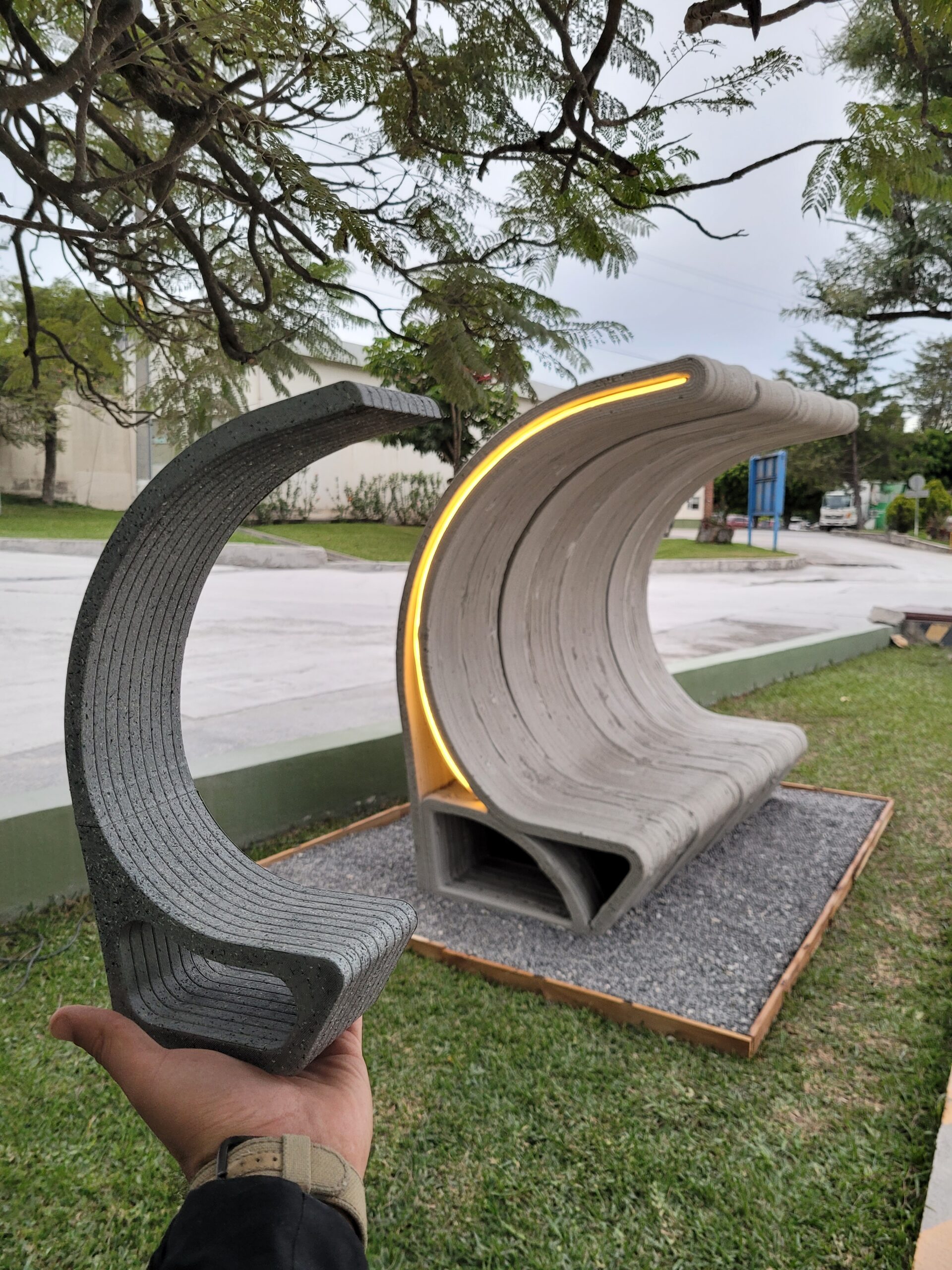 Cementos Progreso 3D printed projects using COBOD printer