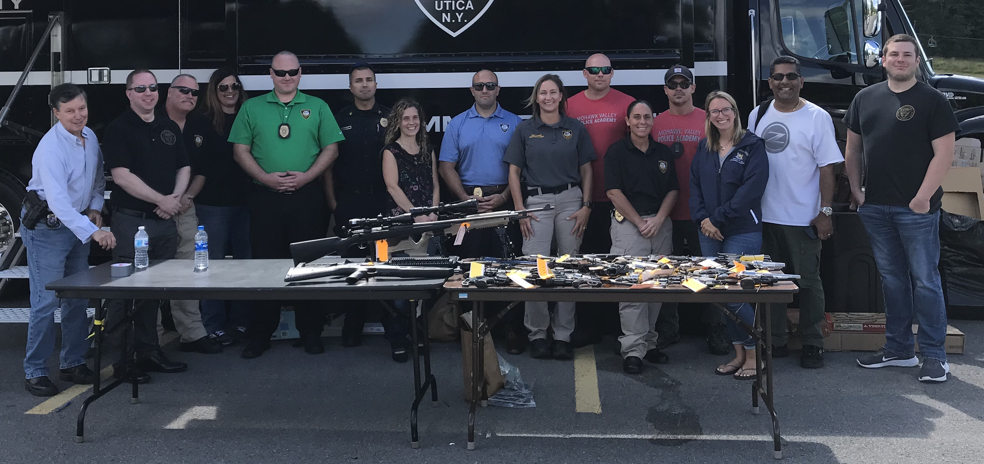 More than 280 guns recovered at a gun buyback event in Utica 
