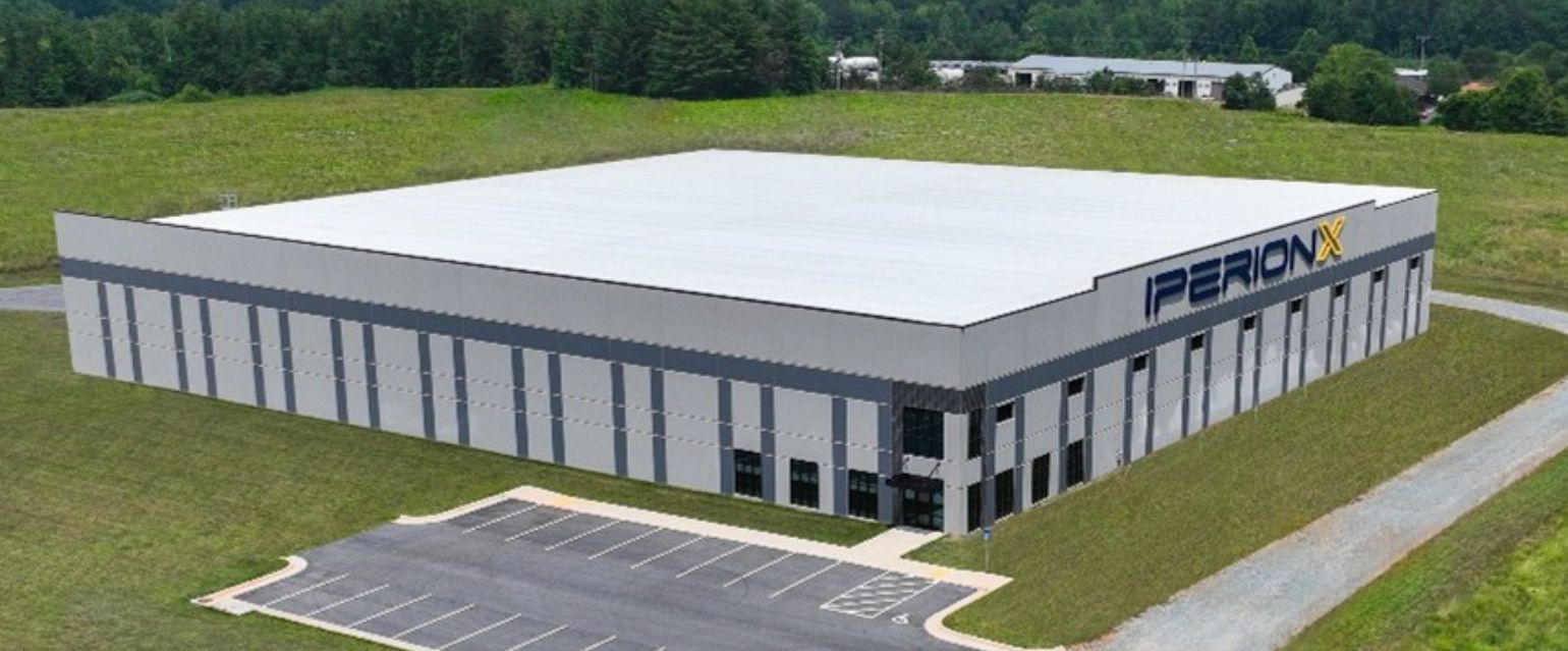 IperionX titanium metal production facility in Virginia.