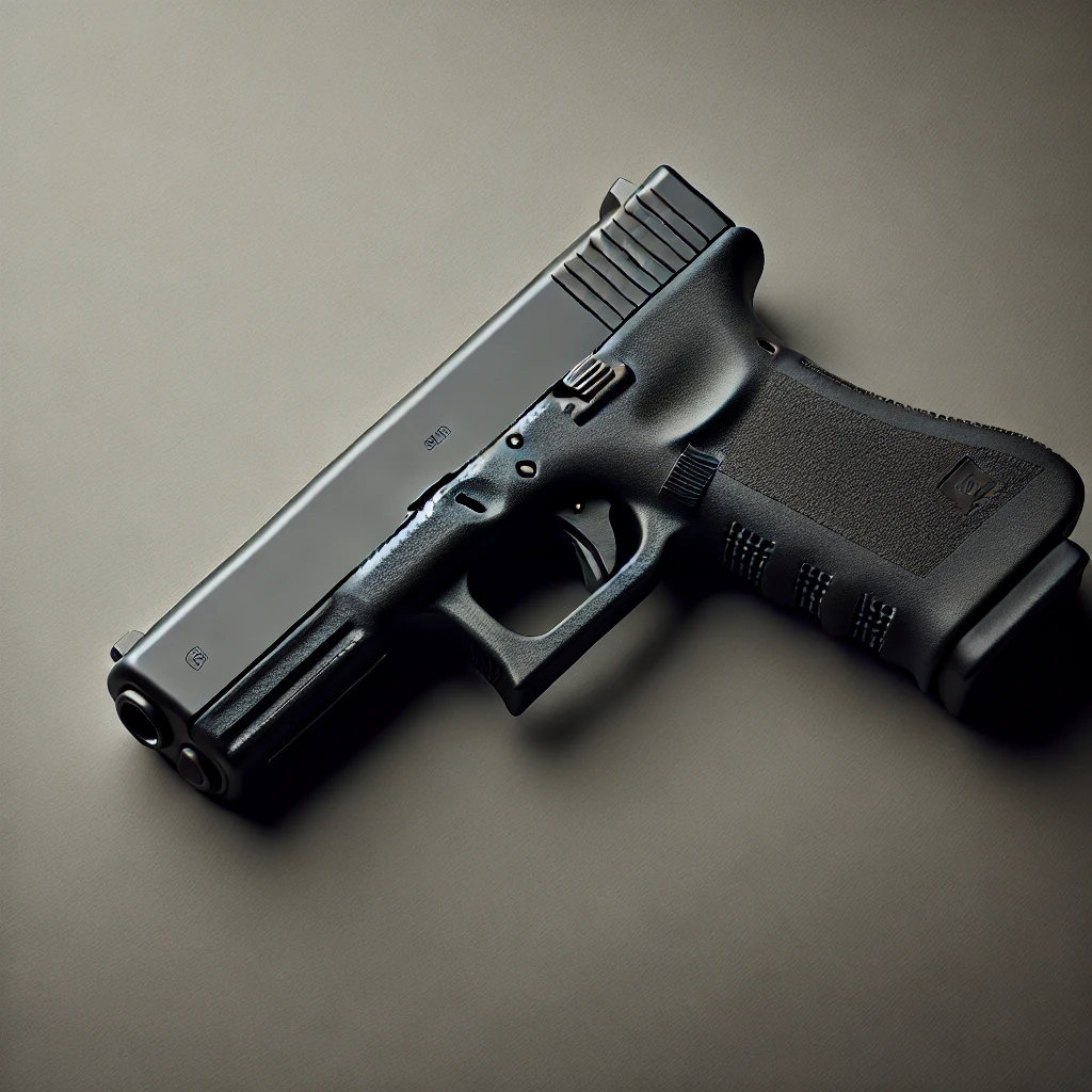 3D Printing News Briefs, January 17, 2026: Titanium Scrap, Autopsy Analysis, & More3DPrint.com | Additive Manufacturing Business 5 DALL%C2%B7E 2024 08 14 17.41.12 A realistic Glock style handgun placed on a neutral dark background. The gun is detailed with a matte black finish tetured grip and visible trigge