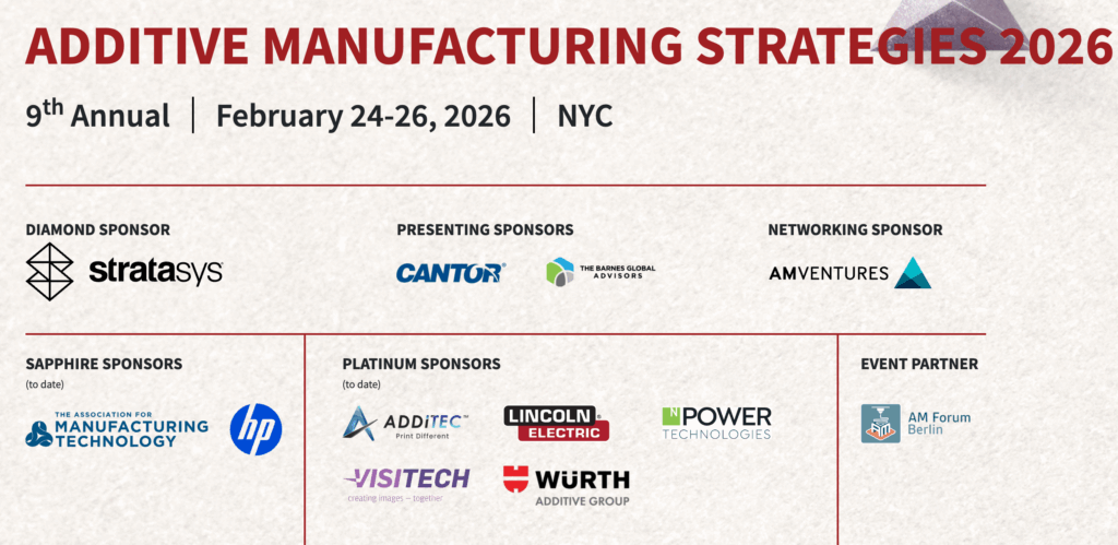 AMS 2026: Registration Rates Increasing for 3D Printing Business Conference3DPrint.com | Additive Manufacturing Business 3 Screenshot 2025 08 24 at 7.18.33%E2%80%AFPM