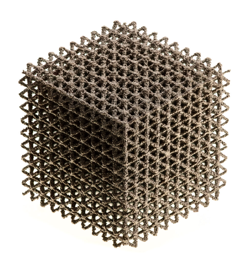 Loughborough University Using Freemelt’s EBM Technology to Drive AM Research3DPrint.com | Additive Manufacturing Business 4 cube lattice in Ti64