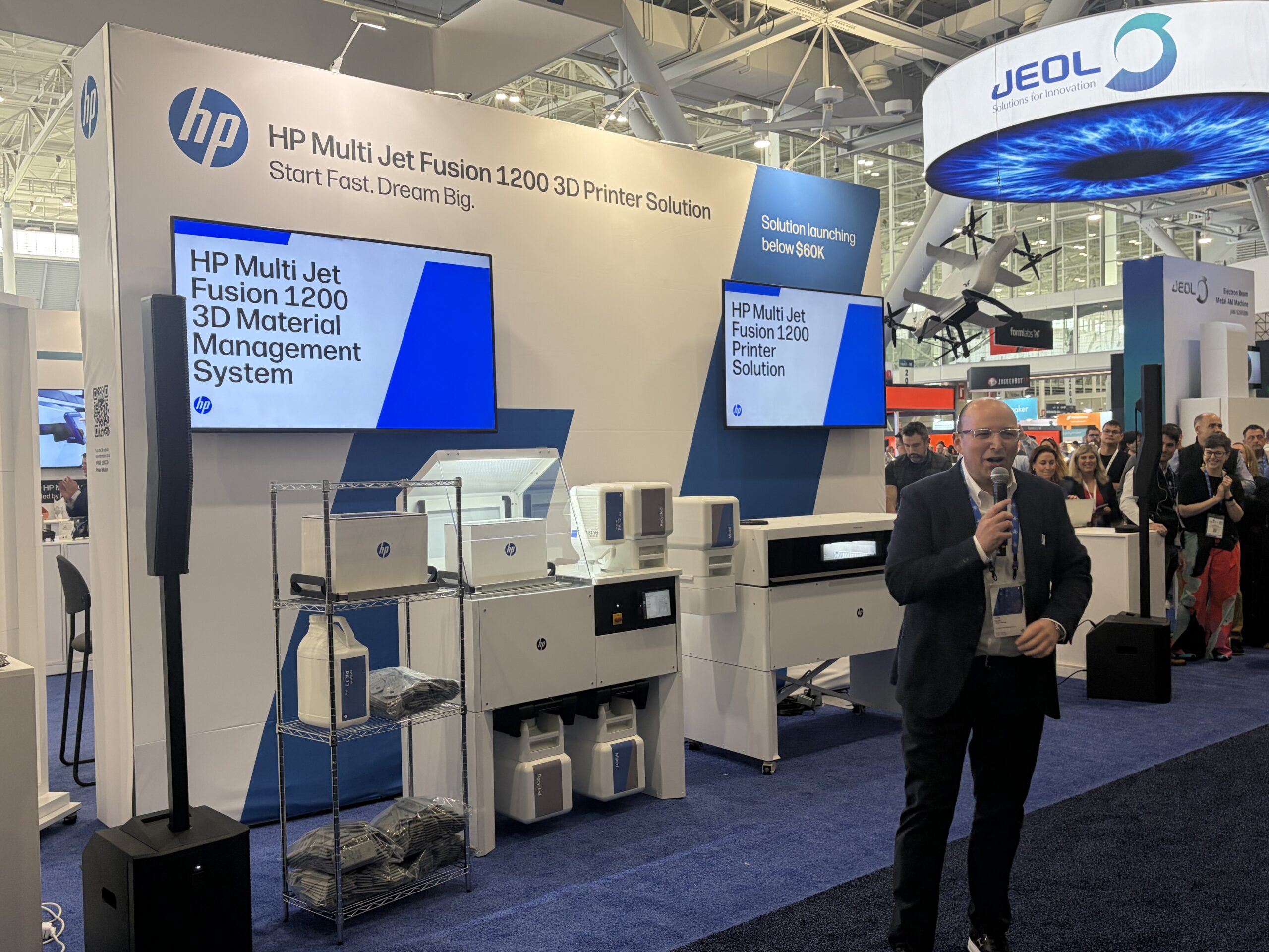 HP Continues to Lower Barriers to Adoption with Compact MJF 1200 & Other RAPID + TCT Announcements