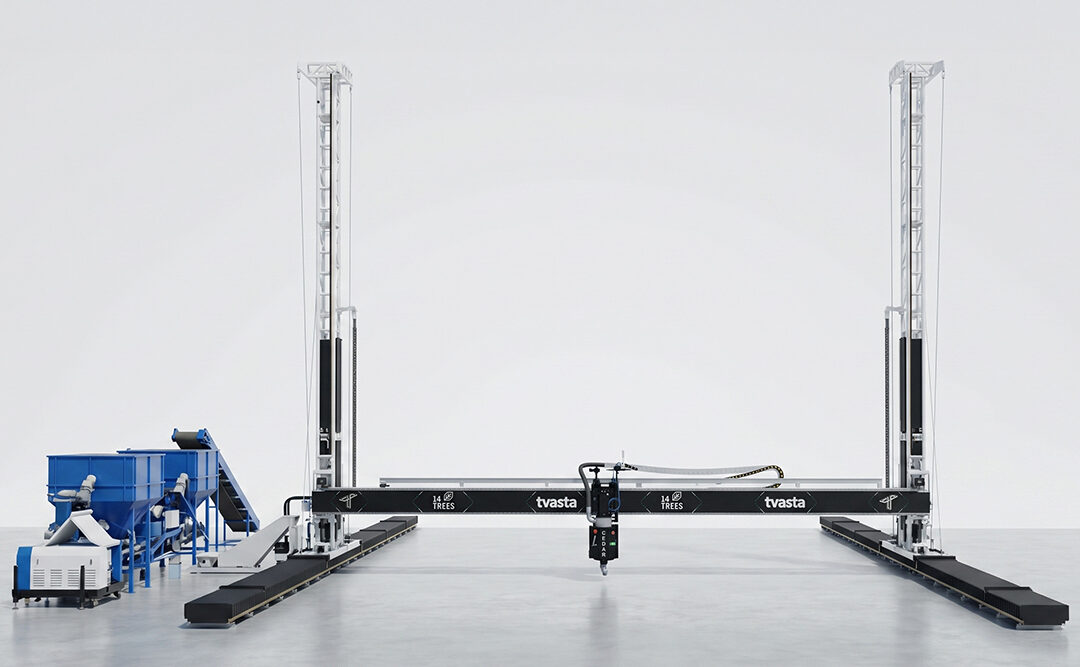 Amazon-Backed 14Trees and Tvasta Launch Construction 3D Printer for Remote Sites