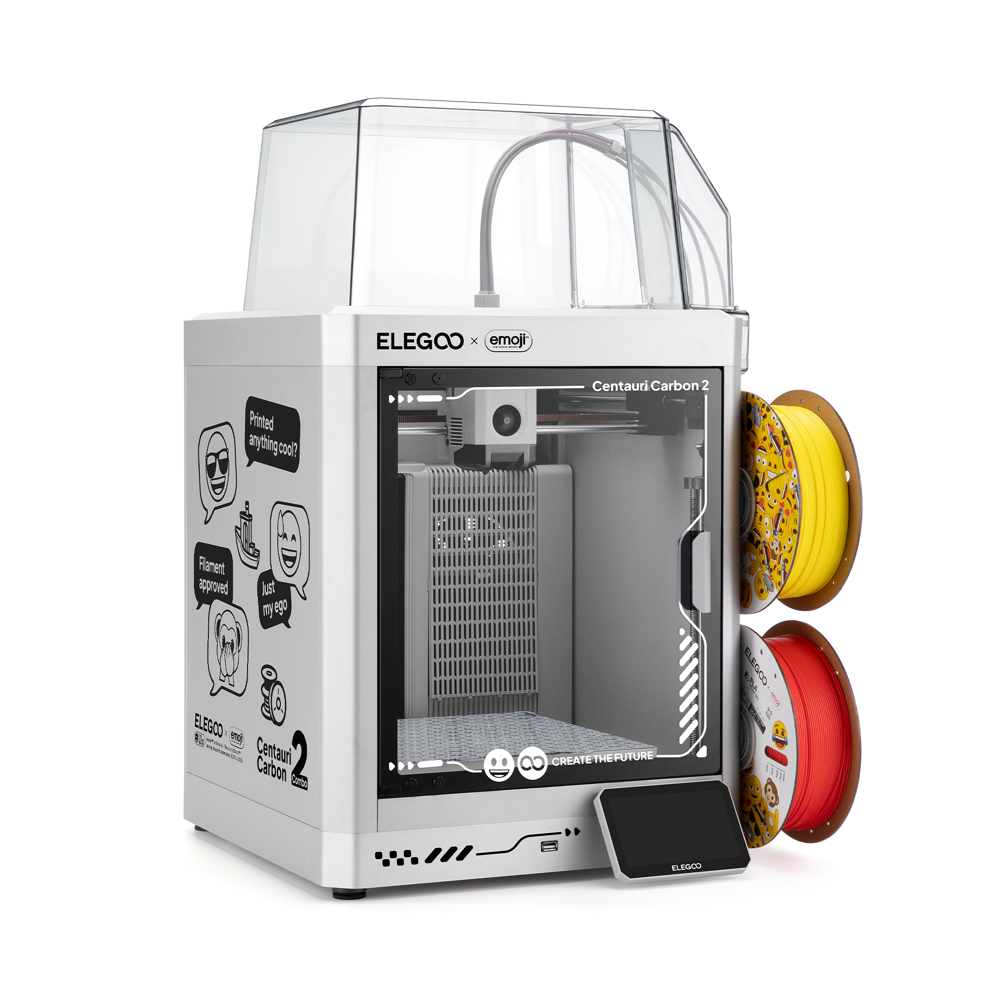 The Rise of IP: The First Emoji 3D Printer Is Here. Don’t Rule Out Star Wars Next.3DPrint.com | Additive Manufacturing Business 4 Centauri Carbon 2 Combo Front Left 45%C2%B0