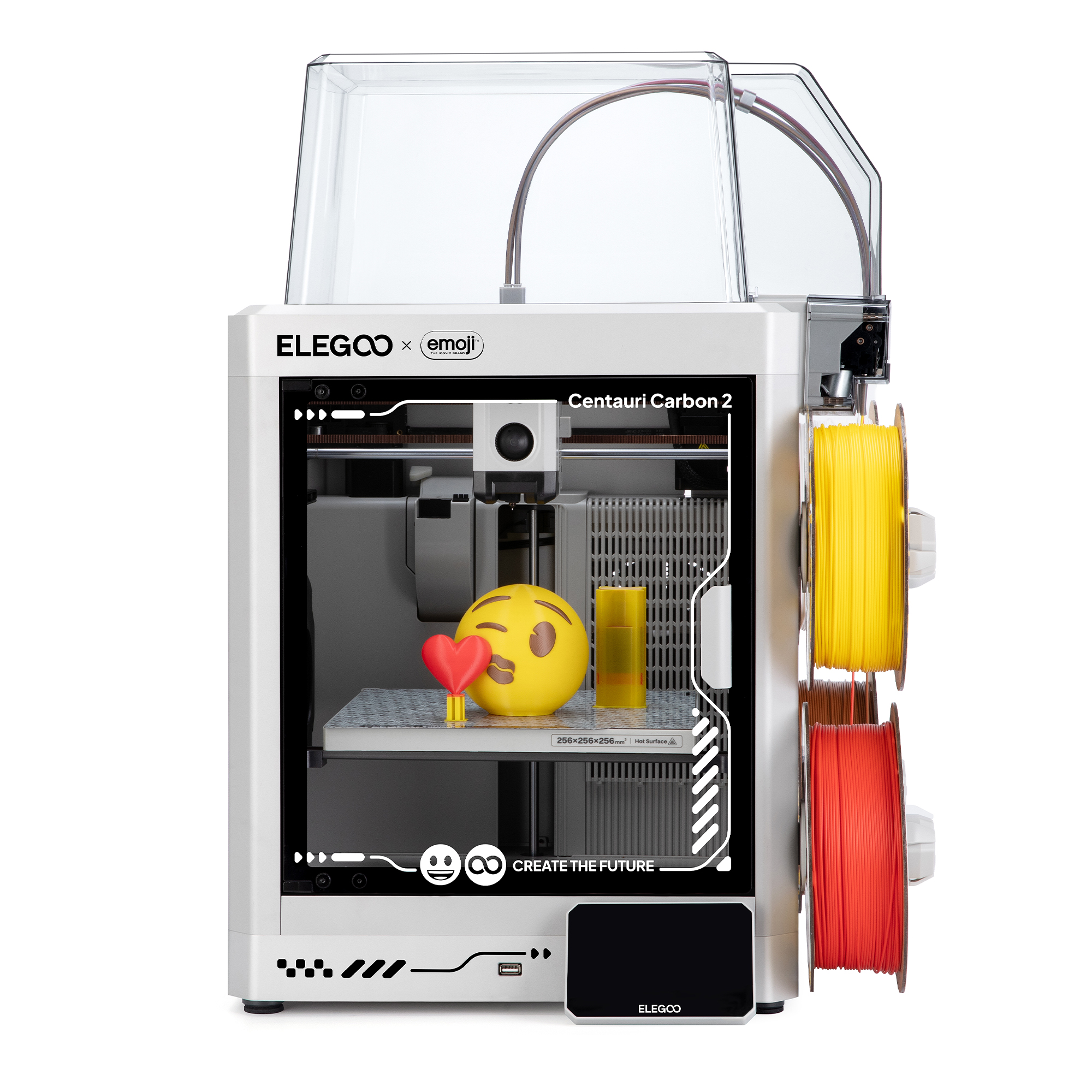 The Rise of IP: The First Emoji 3D Printer Is Here. Don’t Rule Out Star Wars Next.3DPrint.com | Additive Manufacturing Business 5 Centauri Carbon 2 Combo Modle Filament Front