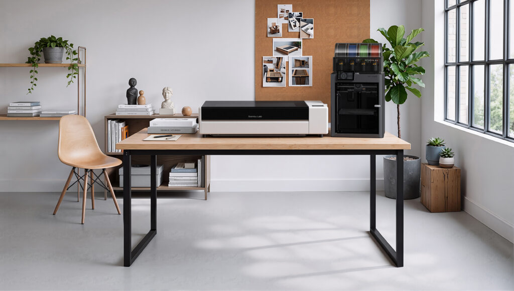 Bambu Lab Moves Beyond 3D Printing with R1 Laser Cutter3DPrint.com | Additive Manufacturing Business 3 R12D on one bench